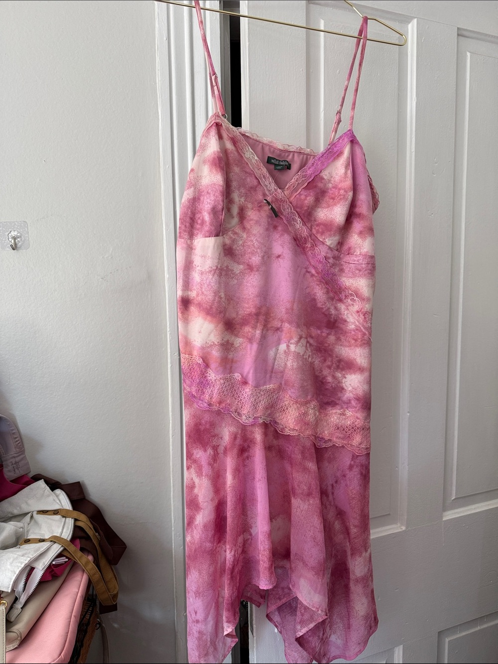 wild fable Pink Lace-Trim Slip Top